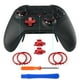 thumbnail image 3 of Aros de Acento y Botones de Cambio de Perfil AARONMEI para Controlador Xbox One Elite 2 Cromo Mate-Rojo, 3 of 3
