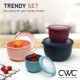 thumbnail image 4 of Set de cuencos Prep COOK WITH COLOR Deep Mixing con tapas, azul marino, 4 of 5