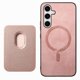 thumbnail image 5 of Funda de Cuero Magnética con Tarjetero para Samsung Galaxy S25 Cubierta Delgada Rosa, 5 of 5