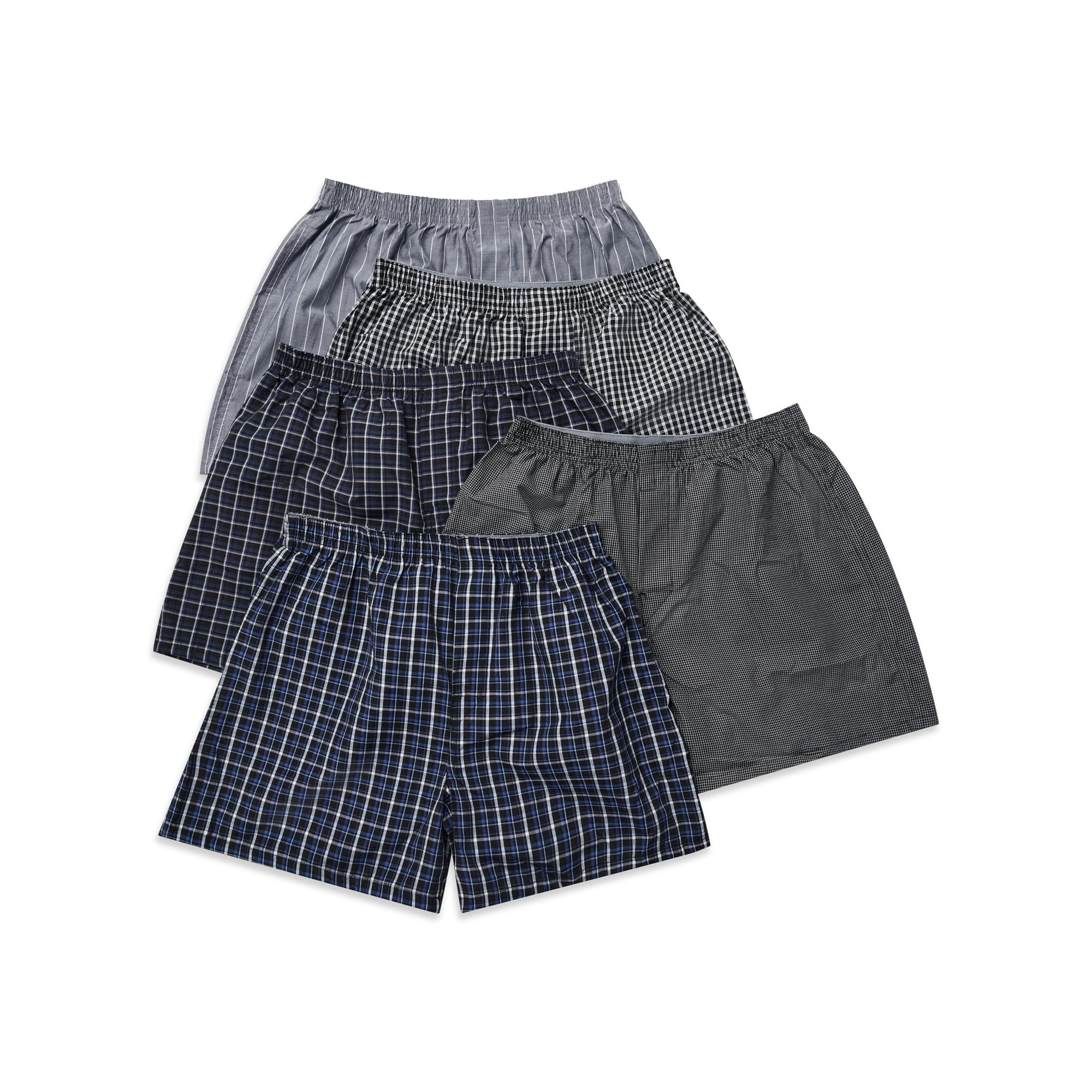 Calzoncillos Calzoncillos Gildan Para Hombre, Con Rayas Negras, Surtidos, Paquete De 5