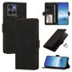 thumbnail image 1 of Funda Billetera Delgada para Motorola Edge 50 5G con Ranuras y Soporte Negro, 1 of 6