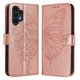 thumbnail image 5 of Funda cartera mariposa para Samsung Galaxy A04s con soporte y ranuras para tarjetas Oro rosa, 5 of 5