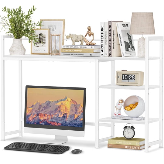 Estante De Escritorio Snughome Organizador Grande Para Escritorio Blanco 44.9 Cm