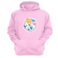 Genérico - Polerón Canguro Cenicienta Rosa Talla Xs Unisex