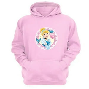 Genérico - Polerón Canguro Cenicienta Rosa Talla Xs Unisex