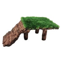 Ioensy - Plataforma De Resina Turtle Island Para Tomar El Sol Con Escaleras Para Frog Terrapin Premuim