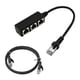 thumbnail image 3 of Macho A 3 Puertos Hembra Cable Extensor De Red Splitter& Cable Cat 6, 3 of 5