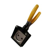 Magideal - Perforadora De Papel Para Pasaportes Y Fotografías De Mano, Rápida, Práctica Y Fácil De Usar, Troqueladora De Identificación Para Tarjetas Redondas 44 Mm