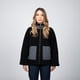 thumbnail image 1 of Sherpa Full Zipper Reef Women Black, 1 of 3