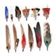thumbnail image 5 of Sombrero Plumas Sombrero De Vaquero Pluma Para Sombreros Fedora Disfraz Sombreros De Fiesta De Navidad Estilo B, 5 of 5