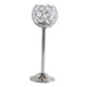 thumbnail image 2 of DIAMANTE CRISTAL TEA LIGHT SOPORTE DE LA VELA DE LA VELABREA DE LA BODA HOME 24 Cm De Plata, 2 of 3