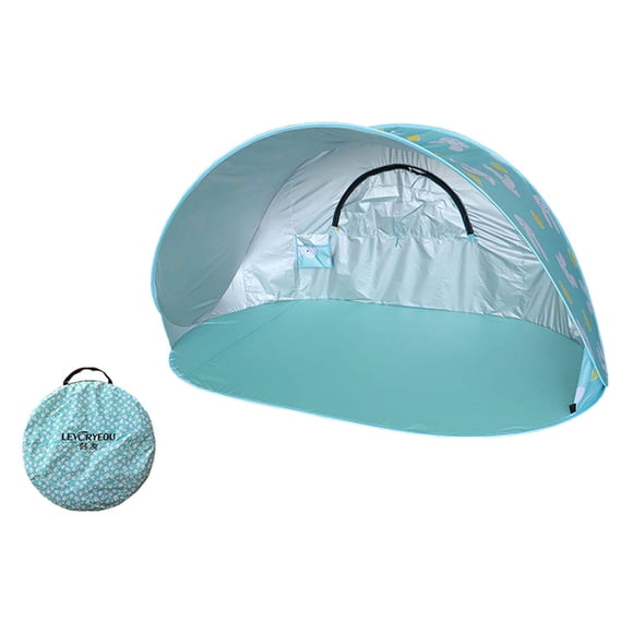Sun Shelter Tent Easy Setup Sombrilla Instantánea Para Viajes Al Aire Libre A Prueba De Viento Blue Rabbit