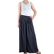 thumbnail image 2 of Pantalon Palazzo Algodon Mujer Tipo Lino Casual Playero 3001, 2 of 6