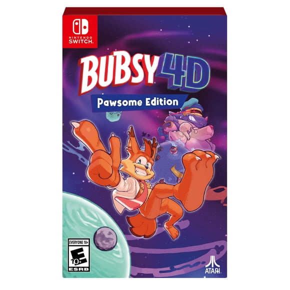 Juego Atari Bubsy 4D Edición Pawsome Nintendo Switch