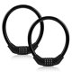 thumbnail image 1 of Cable antirrobo Fusiontec para bicicleta, resistente, 2 unidades, negro, 1 of 7