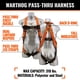 thumbnail image 3 of Kit de cucharones de seguridad para techos Malta Dynamics de 50 m con arnés, 3 of 8