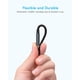 thumbnail image 5 of Cable de carga múltiple SEIPOG 5 en 1 USB C/A trenzado de nylon de 4 pies, 5 of 7