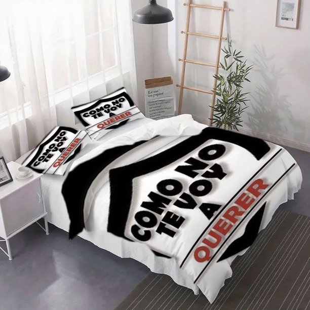 3pcs HOW CAN I NOT LOVE YOU Duvet Cover Set - Includes Duvet Cover And Pillowcases - A Perfect Choice for Bedroom Bedding