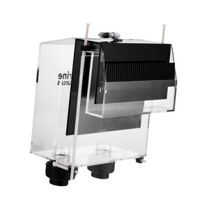 Ioensy - Caja De Desbordamiento Para Acuarios, Colgar En Acrílico Desmontable, Decoración De Paisajismo, 5000L, Negro