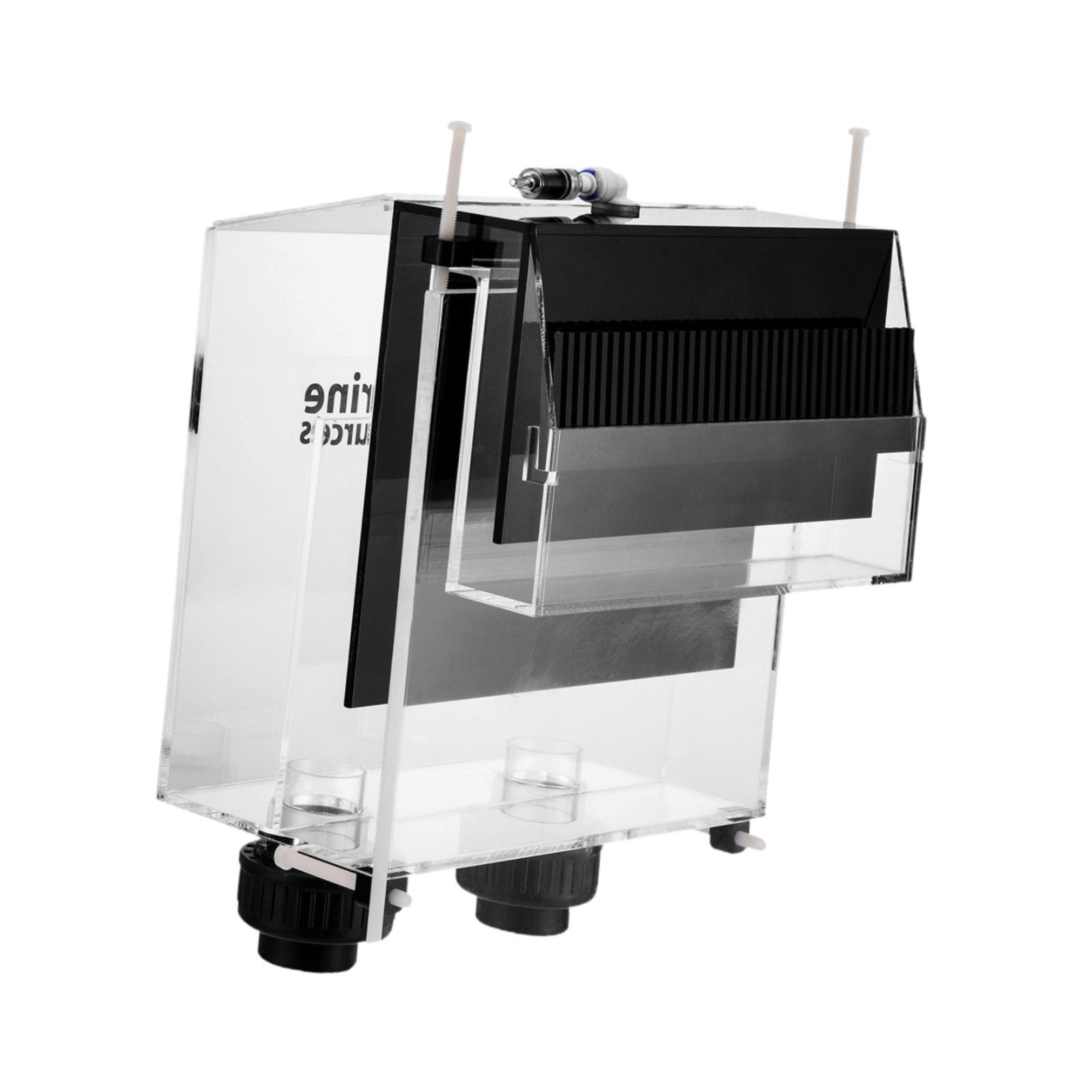 Ioensy - Caja De Desbordamiento Para Acuarios, Colgar En Acrílico Desmontable, Decoración De Paisajismo, 5000L, Negro