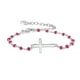 thumbnail image 1 of Pulsera HESHPAWS S925 Sterling Silver Cross Ajustable Plata, 1 of 3