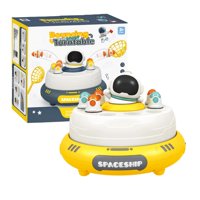 Fliperex - Juego De Mesa Captura Astronauta Saltador Infantil Giratorio Amarillo