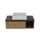 thumbnail image 3 of Mueble Baño Aereo 1 Puerta con Lavamanos Almendra Marmol, 3 of 6