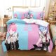 thumbnail image 1 of Re Zero Rem Ram Emilia Bedding Set Boys Girls Duvet Cover Pillowcase Bed boys Adult, 1 of 5