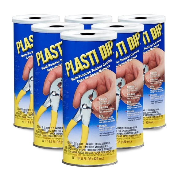 Plasti Dip Black 430 ml (paquete de 6)