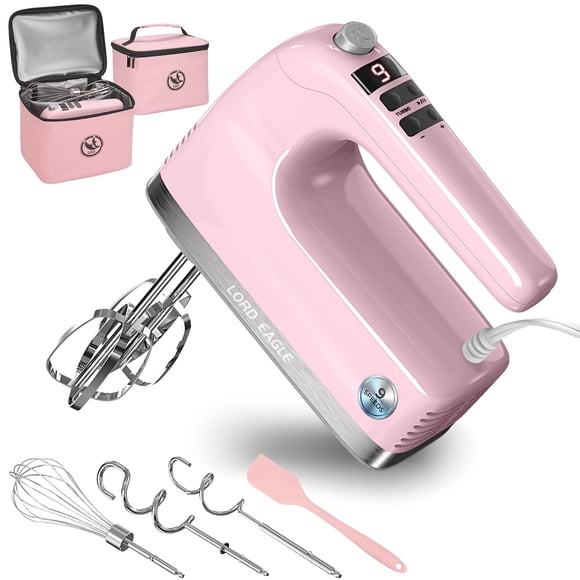 Batidora de mano Lord Eagle 500W 9 velocidades digital 800g