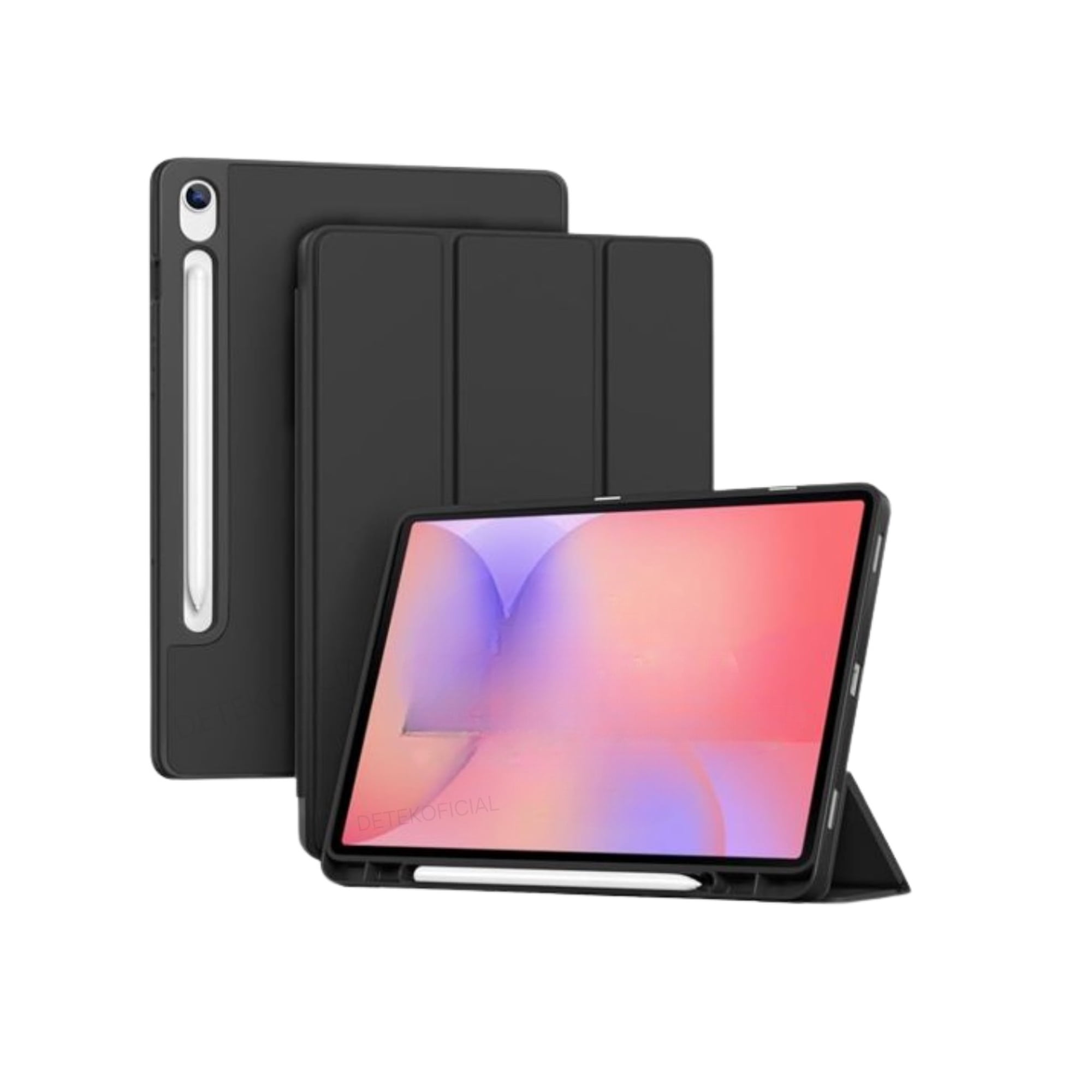 Detek Accesorios - Funda Smart Cover Para Samsung S9 / S9 Fe 10.9" - Negro