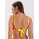 thumbnail image 2 of Top de Bikini Daikiri Mujer Deportivo Ajustable Floral Naranjo Flúor Protección UV50+, 2 of 3