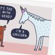 thumbnail image 4 of Tarjeta de felicitación Hallmark 13 cm Unicornio gracioso, 4 of 6