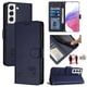 thumbnail image 5 of Funda tipo cartera FOXDOCK para Samsung Galaxy S22 Plus con soporte, ranuras, RFID, diseño de gato, 5 of 5