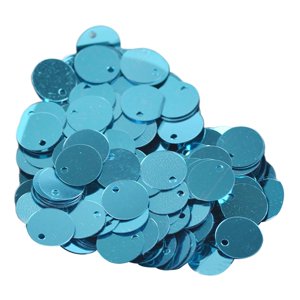 Magideal - Lentejuelas Con Agujero, Lentejuelas Redondas De Pvc De 10Mm, Lentejuelas Artesanales, Lentejuelas Sueltas Para Fabricación De Joyas, Manualidades De Azul