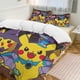 thumbnail image 2 of Halloween Pokmon 3 Piece Sets Full/Queen Size - Reversible Microfiber Quilts with Shams Soft Lightweight Bedspread Coverlet Comforter for All Season Bed Sheets, 2 of 4