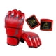 thumbnail image 1 of Guantes De Boxeo De Medio Dedo Guantes MMA Para Saco De Boxeo Muay Thai Artes Marciales Rojo, 1 of 5