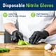 thumbnail image 2 of Guantes desechables SWIFTLITE de nitrilo negro aptos para alimentos (100), 2 of 6