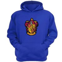 Genérico - Polerón Canguro Gryffindor Azul Talla L Unisex