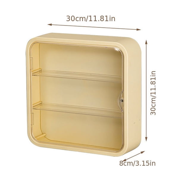Organize Your Mini Pop Collection with our Wall-Mounted Bubble Matt Acrylic Display Rack - Dustproof, Moisture-proof, and Hand Organizer with Adhesive Wedge