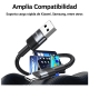 thumbnail image 2 of Cable USB tipo c a USB 3a 18w largo 1,2 metros Negro, 2 of 3