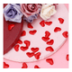 thumbnail image 2 of Pétalos corazón tela rojo 50 uds, 2 of 3