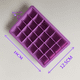 thumbnail image 3 of Bandejas para cubitos de hielo con tapa, paquete de 3 (verde, morado y rosa). Bandejas de silicona para cubitos de hielo flexibles y de fácil liberación. 24 moldes para cubitos de hielo. Sin BPA., 3 of 8