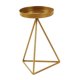 thumbnail image 2 of Candelero Geométrico De Hierro Soporte Candelero Decoración De Ba?o Dorado M, 2 of 5