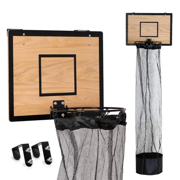 Cesta De Baloncesto De Madera Con Aro De Baloncesto