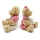 thumbnail image 3 of Ositos de peluche bonitos ositos de peluche de 28 cm con ropa, paquete de 2, 3 of 3