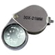thumbnail image 2 of Lente Loupe HTS 202L3 de acero inoxidable con aumento de 30x y 21 mm, 2 of 4