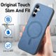 thumbnail image 3 of Magnetic Slim Case for Samsung Galaxy A35 with Camera Guard & Anti-Scratch Back Blue, 3 of 6