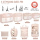thumbnail image 2 of Set de 8 unidades Packing Cubes Veken con neceser colgante para equipaje, 2 of 9