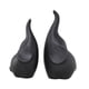thumbnail image 3 of 2X Figuras De Elefante Escultura De Mesa Linda Para Mantel Decorative Ba?o Negro, 3 of 5